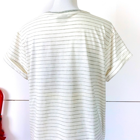 Vince Bundle of 2 Striped T-Shirts Sz S and Sz L - Picture 8 of 8